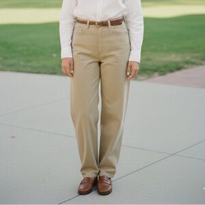 Vintage Y2K Lauren Ralph Lauren Khaki Pants | Women’s 10 | Classic Straight